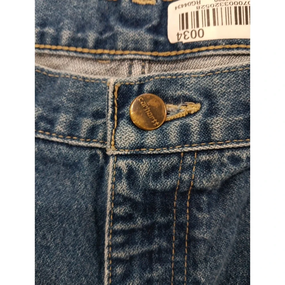 Carhartt FR Jeans Men 44x34 Flame Resistant HRC2‎ Workwear 280-83 Denim (2608)
